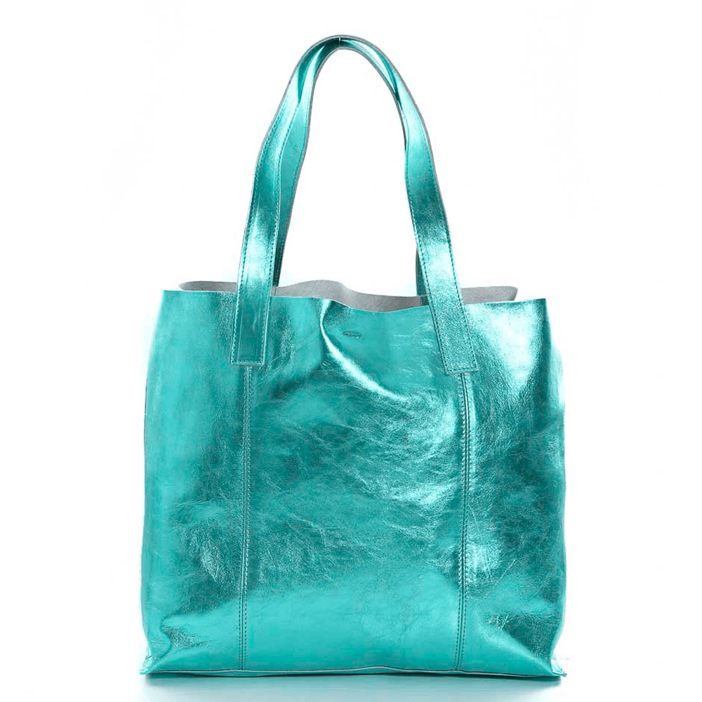Дамска чанта от естествена италианска кожа модел ESTER mint
